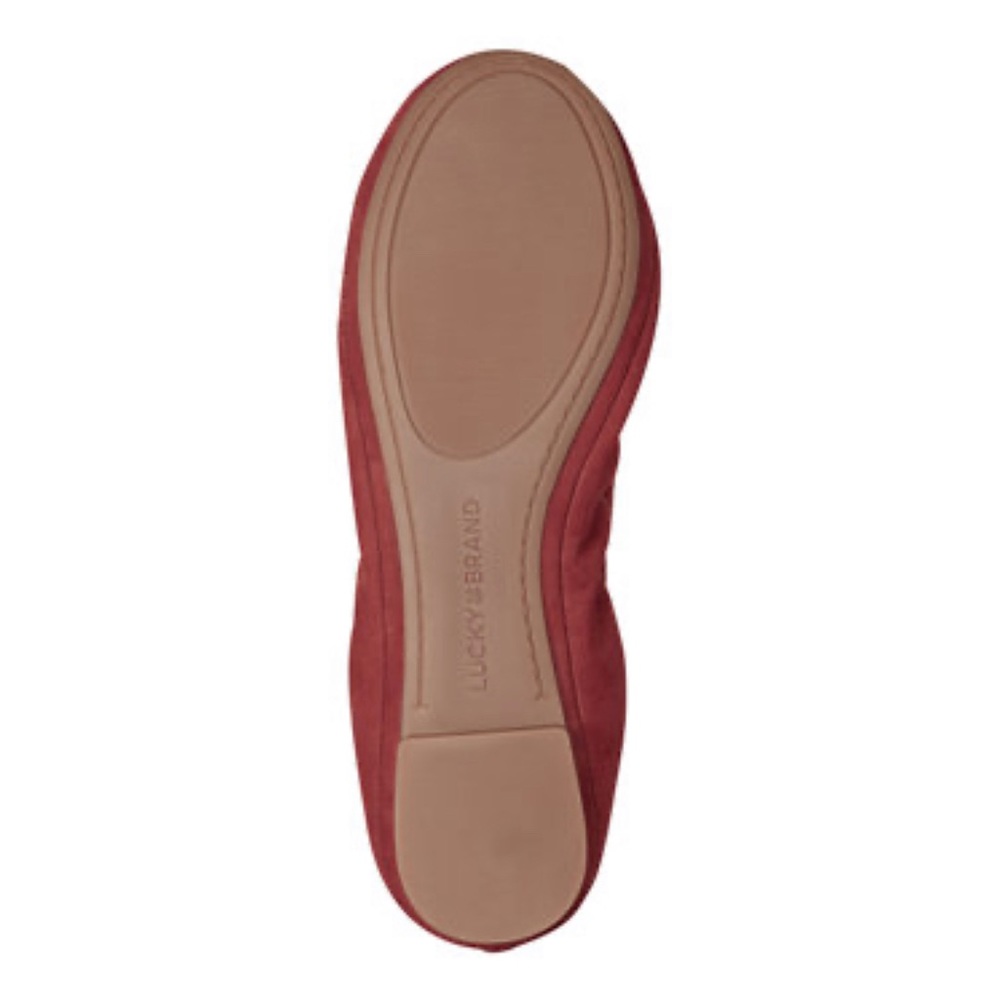 Lucky brand maroon flats
